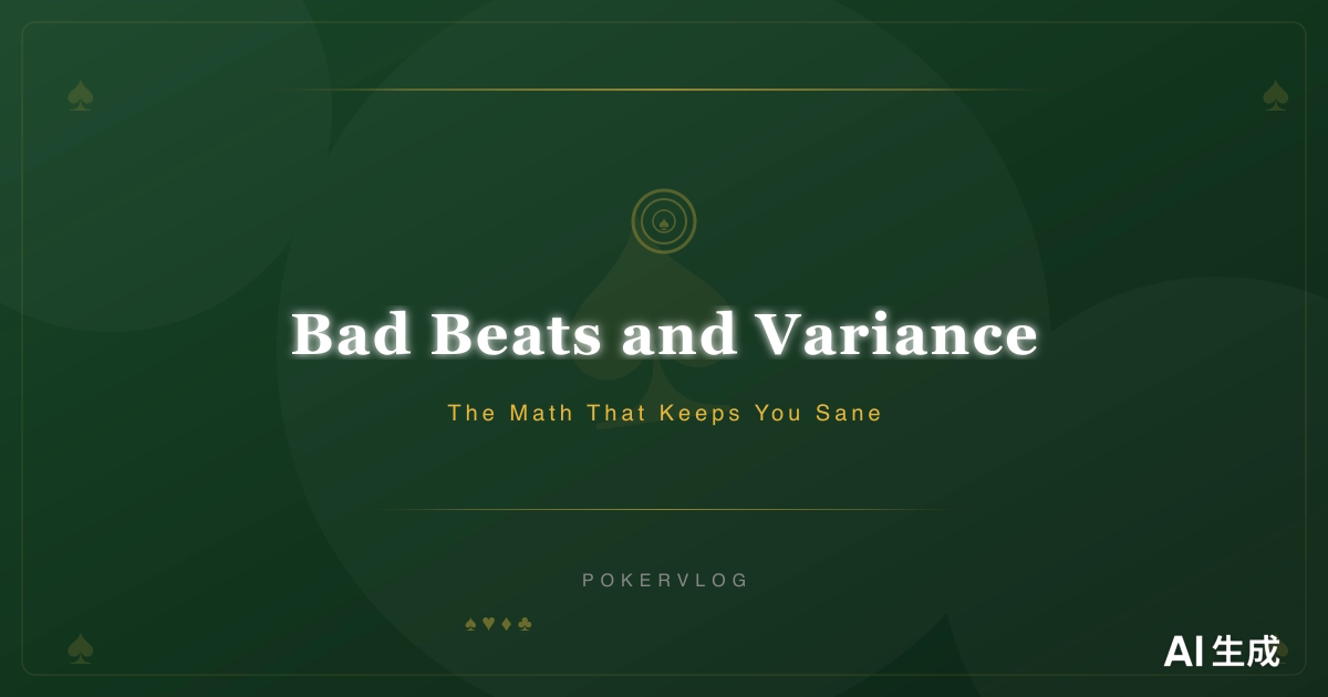 Bad Beats and Variance: The Math That Keeps You Sane