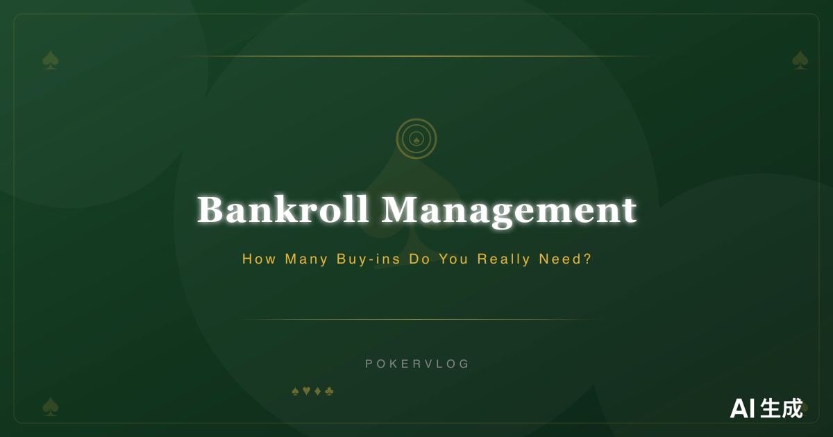 Bankroll Management: How Many Buy-ins Do You Really Need?