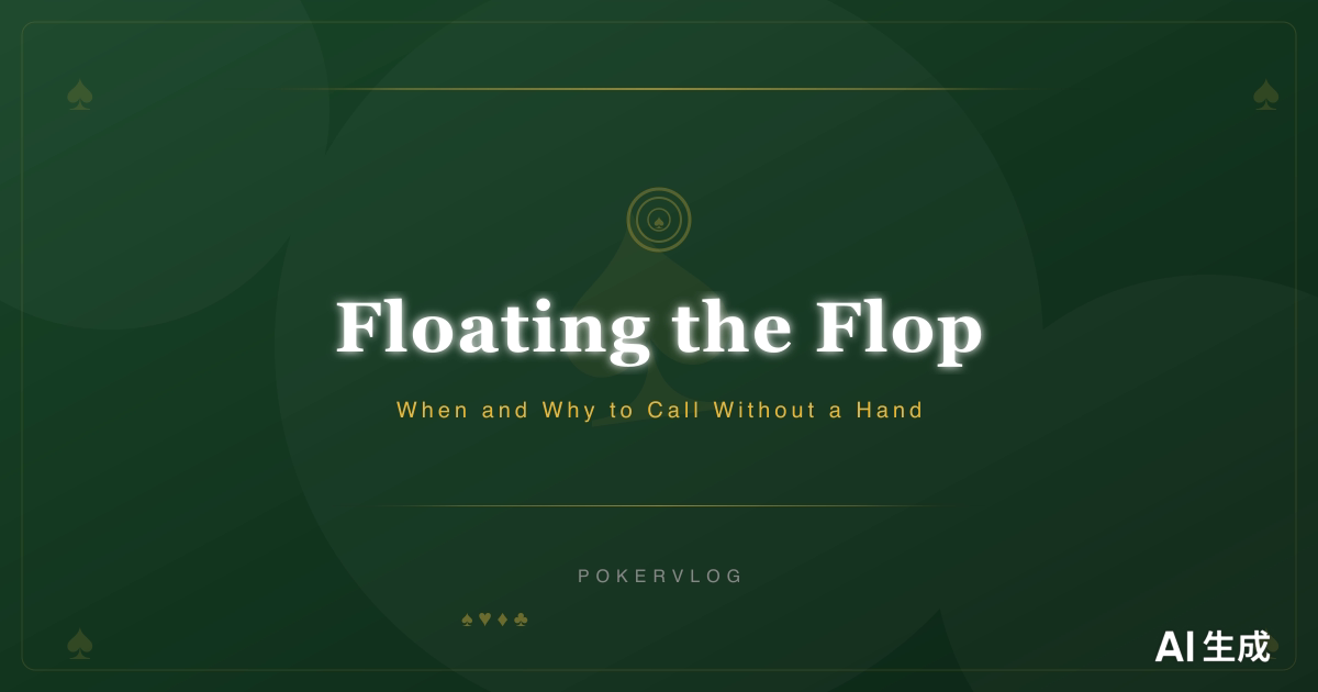 Floating the Flop: When and Why to Call Without a Hand