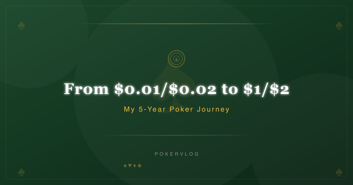 From $0.01/$0.02 to $1/$2: My 5-Year Poker Journey