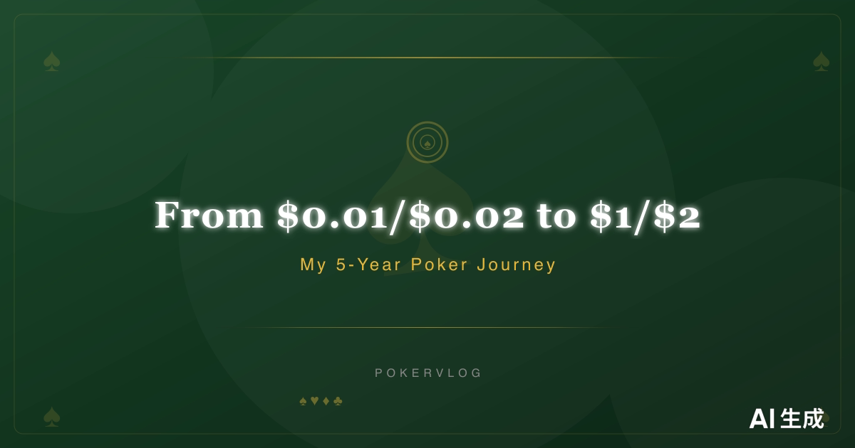 From $0.01/$0.02 to $1/$2: My 5-Year Poker Journey