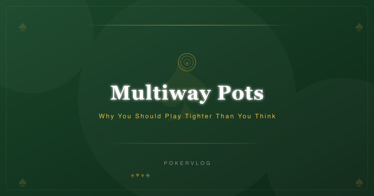 Multiway Pots: Why You Should Play Tighter Than You Think