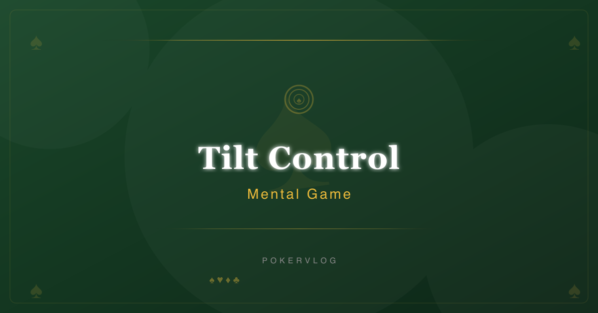 失控边缘：职业牌手如何管理 Tilt 和情绪波动