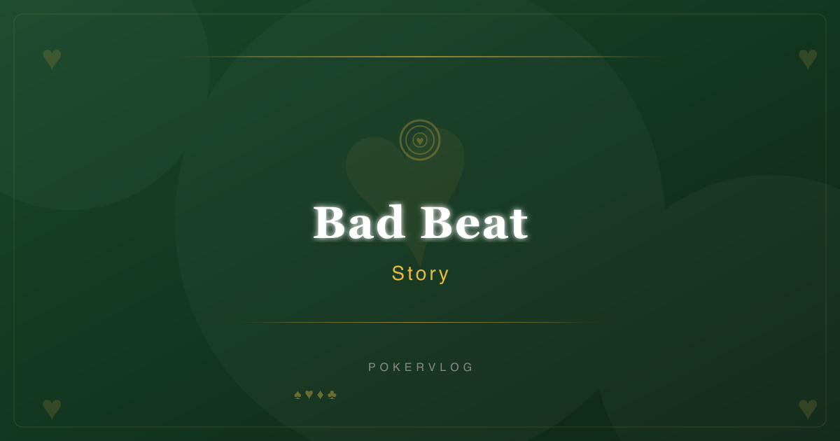我的史上最惨 Bad Beat：AA vs KK 翻前全下，胜率 81% 被翻盘